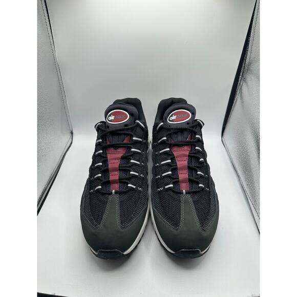 air max 95 grey team red